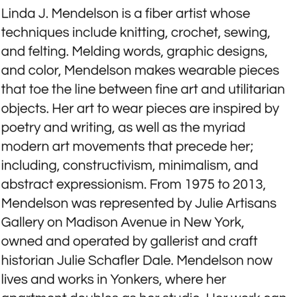 Linda Mendelson X Julie Artisans' Gallery Cardigan Art Piece One Size - Picture 11 of 12